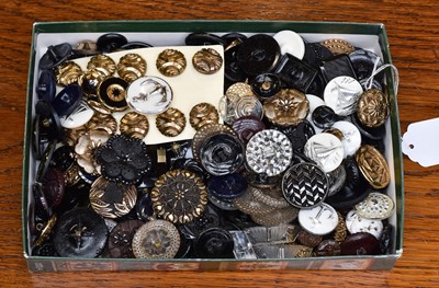 Lot 1344 - Late 19th and Early 20th Century Glass Buttons,...
