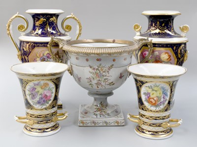 Lot 315 - A Pair of Duesbury Derby Porcelain Two-Handled...