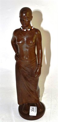 Lot 304 - Royal Copenhagen figure of an African girl