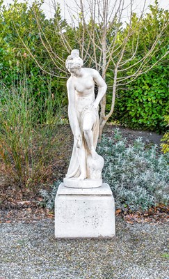 Lot 432 - A Composition Garden Figure of Venus after the...