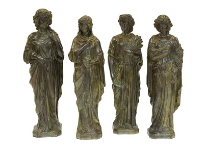 Lot 246 - Italian School: A Set of Four Bronze Figures...