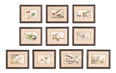 Lot 207 - A Matched Set of Nine Chinese Watercolours on...