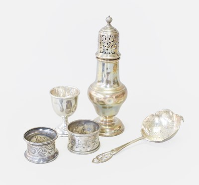 Lot 118 - A Collection of Assorted Silver, comprising a...