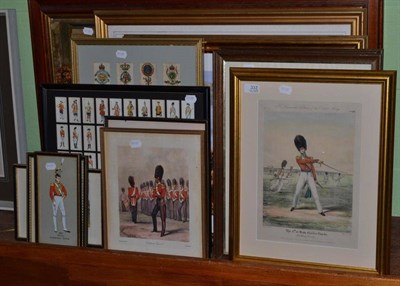 Lot 337 - A quantity of military prints, including ";The 3rd or Scots Fusilier Guards";, and ";The Coldstream