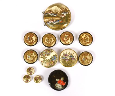 Lot 2145 - Late 19th/Early 20th Century Satsuma Pottery...