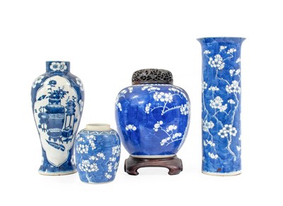 Lot 169 - A Chinese Porcelain Sleeve Vase, Kangxi reign...