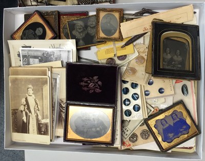 Lot 237 - Assorted Collectables including daguerrotypes,...