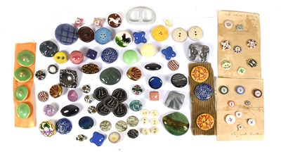 Lot 2144 - 20th Century Decorative Pottery Buttons...