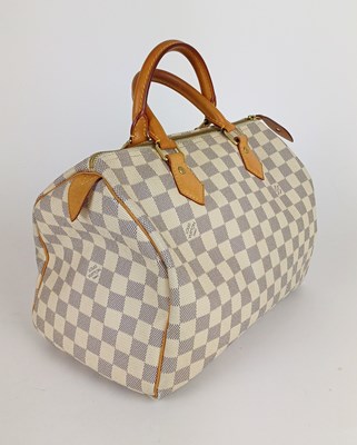 Lot 1040 - Louis Vuitton Speedy 30 Bag in Damier Azur...