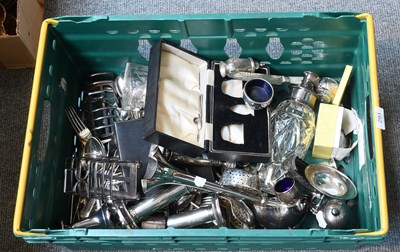 Lot 291 - A Collection of Assorted Silver and Silver...