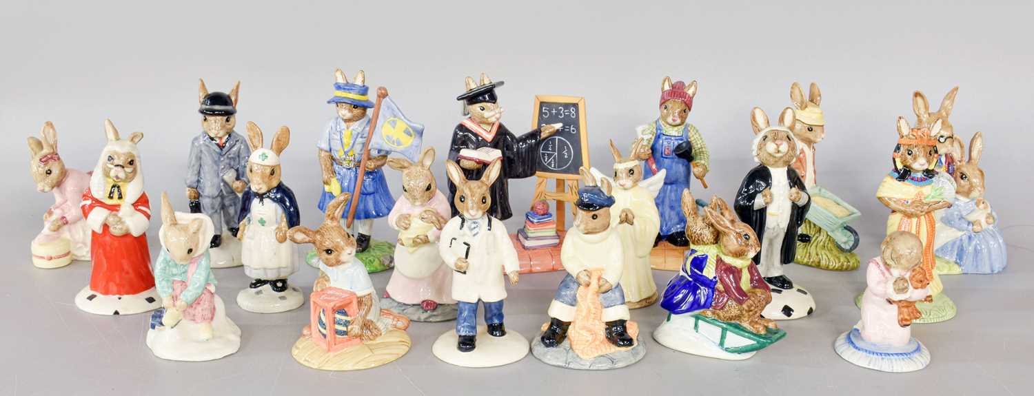 Lot 313 - Royal Doulton Bunnykins Figures, including...