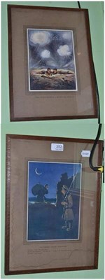 Lot 352 - After Bruce Bairnsfather, a pair of World War I prints titled ";Well, if you knows of a better...