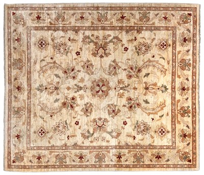 Lot 453 - Indian Carpet, Modern The pale wheat field of...