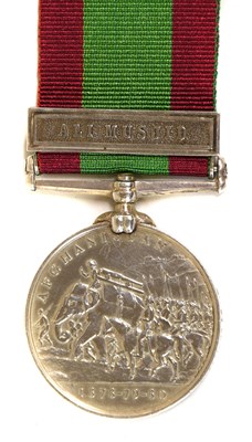 Lot 164 - An Afghanistan Medal, 1878-80, with clasp ALI...