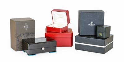 Lot 2413 - A Selection of Wristwatch Boxes, comprising of,...