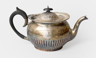 Lot 158 - A Victorian Silver Teapot, by Job Frank Hall,...