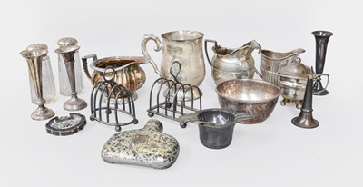 Lot 160 - A Collection of Assorted Silver and Silver...