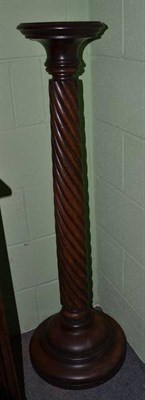 Lot 414 - A Victorian mahogany torchere