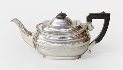 Lot 147 - A George V Silver Teapot, by Ackroyd Rhodes,...