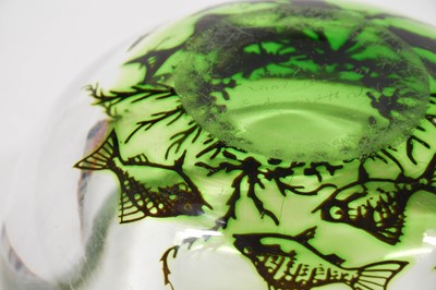 Lot 52 - Edward Hald for Orrefors: A Graal Glass Bowl,...