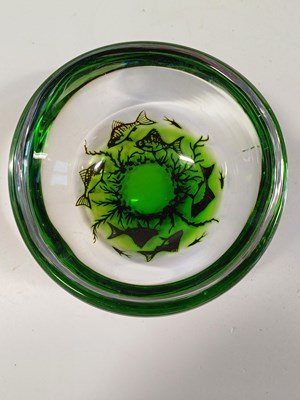 Lot 52 - Edward Hald for Orrefors: A Graal Glass Bowl,...