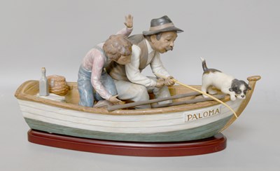 Lot 229 - A Lladro Porcelain Figure Group "Fishing With...