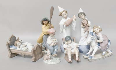 Lot 228 - Seven Lladro Porcelain Figures: "Young...