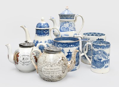 Lot 298 - A Collection of Pearlware, including two...