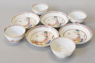 Lot 278 - Three 18th Century English Porcelain Tea Bowls...