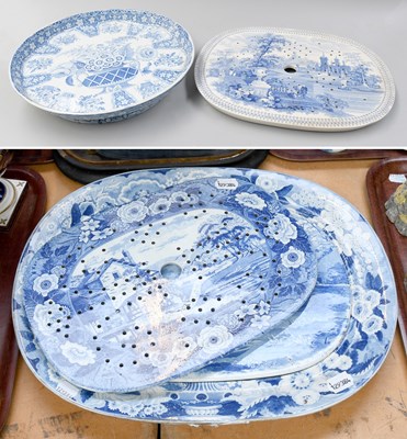 Lot 314 - A Don Pottery Meatplate, circa 1825, printed...