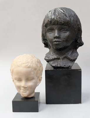 Lot 318 - After Renoir, a Bronzed Composition Bust of...