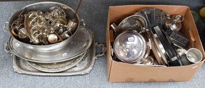 Lot 280 - A Large Collection of Assorted Silver Plate,...