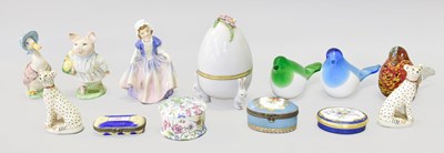 Lot 275 - Beswick Pottery Beatrix Potter Figures, Herend...