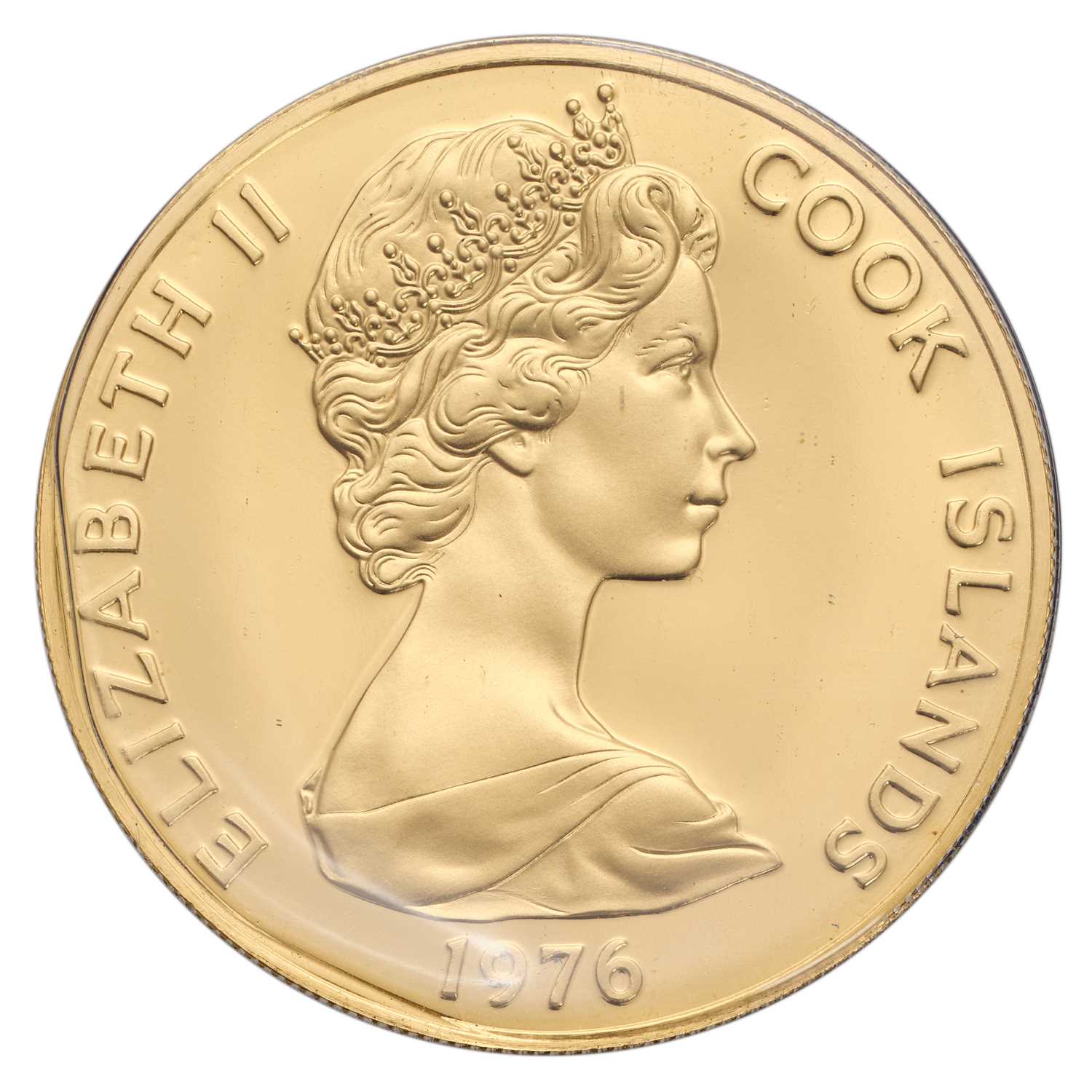 Lot 205 - Cook Islands, Proof One Hundred Dollars 1976,...