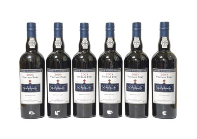 Lot 3074 - Smith Woodhouse 2003 Vintage Port (six bottles)