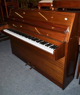 Lot 434 - A Kemble upright overstrung mahogany piano