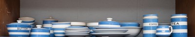Lot 113 - T G Green Cornish Ware, a blue banded pottery "...