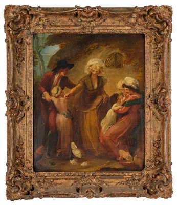 Lot 1076 - Thomas Stothard RA (1755-1835) Rustic figure...