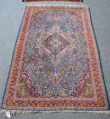 Lot 1214 - Kashan Design Rug, the field of palmettes and...