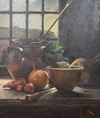 Lot 1037 - Edward Joseph Head (19th Century) Still life...