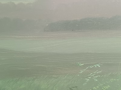 Lot 344 - Audrey Johnson (1918-2010) Panoramic landscape...