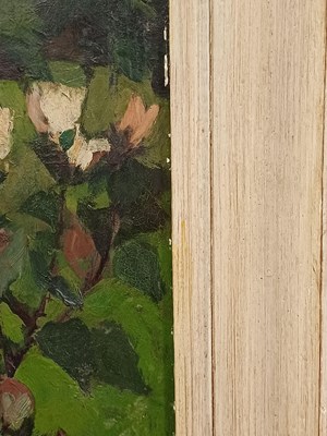 Lot 342 - Richard Crabbe (1927-2010) Woman reading in a...