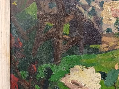 Lot 342 - Richard Crabbe (1927-2010) Woman reading in a...