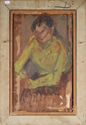 Lot 342 - Richard Crabbe (1927-2010) Woman reading in a...