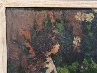Lot 342 - Richard Crabbe (1927-2010) Woman reading in a...