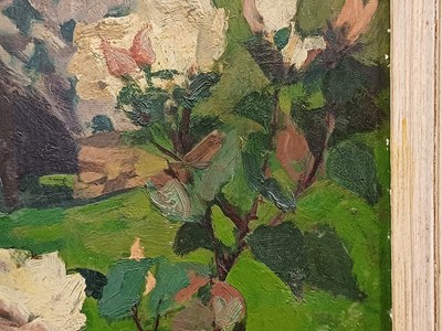 Lot 342 - Richard Crabbe (1927-2010) Woman reading in a...