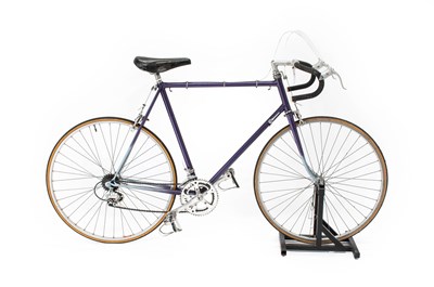 Lot 728 - A Road Bicycle, with purple tubular frame,...