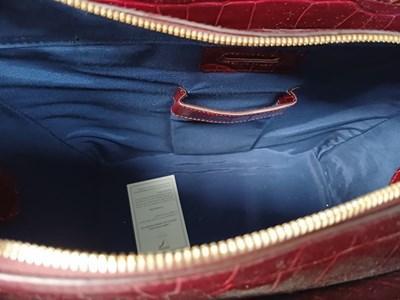Lot 1041 - Aspinal of London Marylebone Croc Leather Tote...