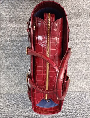 Lot 1041 - Aspinal of London Marylebone Croc Leather Tote...