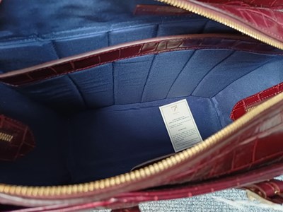 Lot 1041 - Aspinal of London Marylebone Croc Leather Tote...